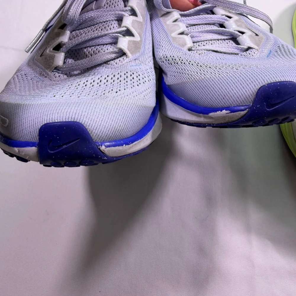 Nike Pegasus 41 GS Running Shoes Pure Platinum Hyper Royal Size 6Y bundle 2 pair